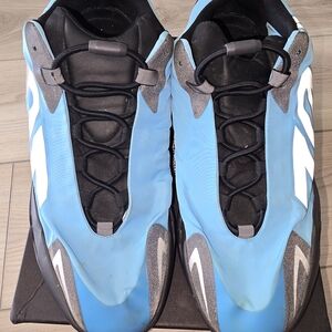 Yeezy Blue and Black Sneakers